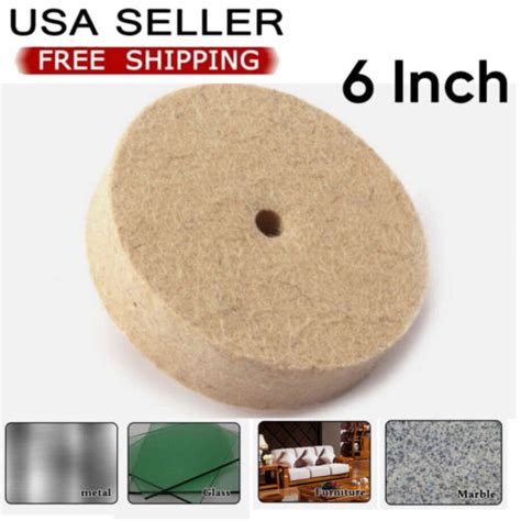 Inch Wool Felt Polishing Wheel Buffing Pad Grinding Polisher Disc