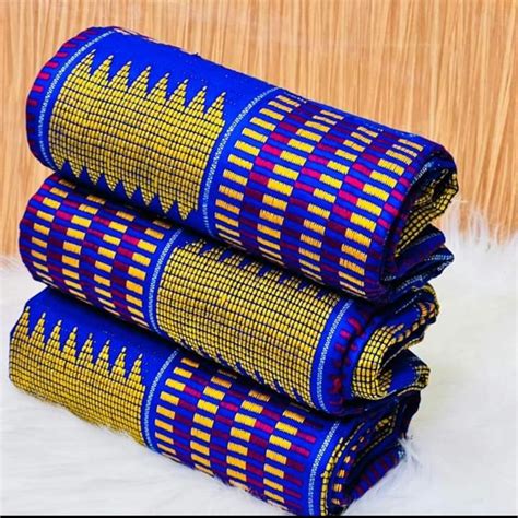 Kente Africain Ashanti Bonwire Kente Tiss La Main Par Glowwego