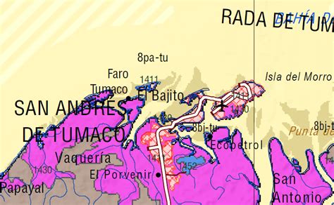 Secci N Bah A De Tumaco Nari O Tomado De Mapa Ecosistemas Costeros Y