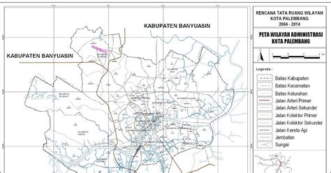 TEPIAN MUSI: Peta Administrasi Kota Palembang