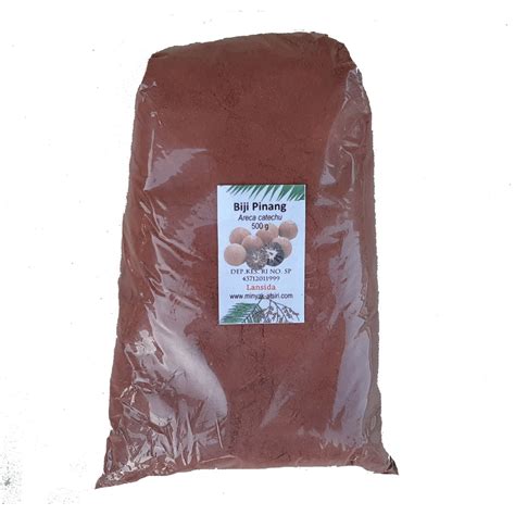 Jual Serbuk Pinang 500 G Bubuk Biji Jambe Betel Nut Powder Betel Palm