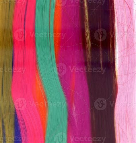 Colorful Synthetic Hair Strands 11957749 Stock Photo at Vecteezy