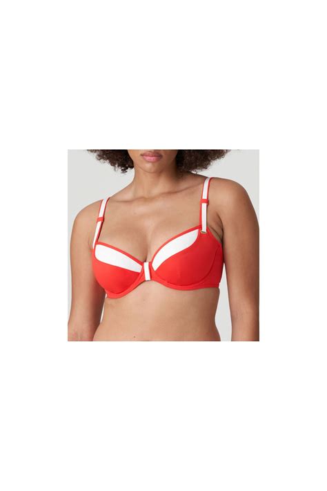 Bikini Rojo Con Aro Sin Relleno Unas1 Primadonna Con Descuento Bikini