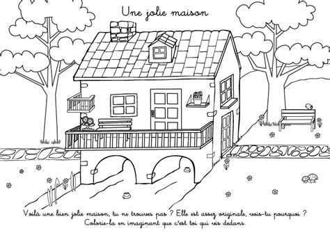 Ausschluss Traurigkeit Fortsetzen Dessin De Maison Imprimer Ordnen