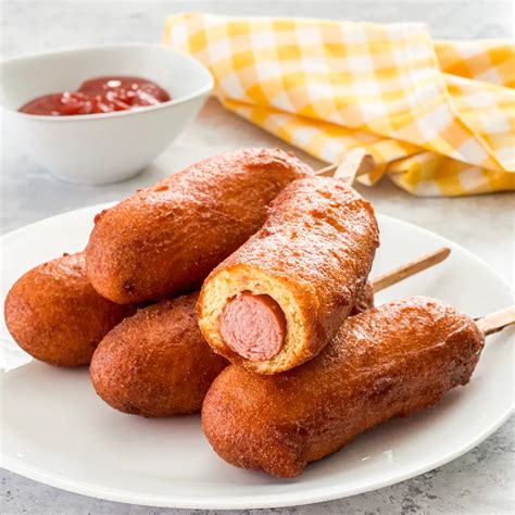 Delicious And Easy Homemade Buttermilk Corn Dogs Real Mom Kitchen Beef