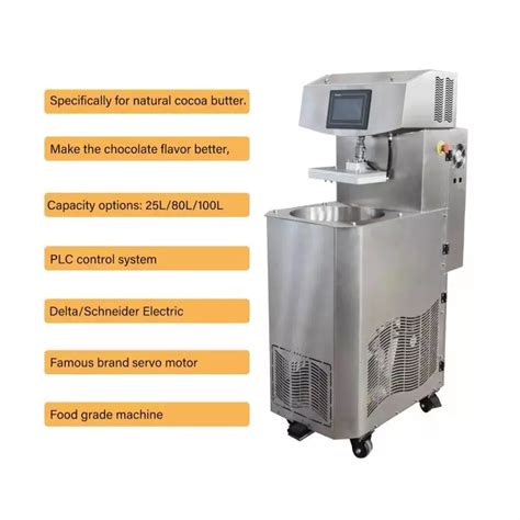 Small Capacity Chocolate Tempering Machine For Natural Cocoa Butter