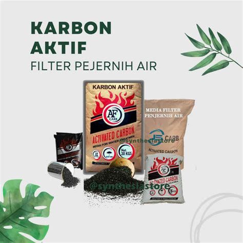 Jual Pasir Carbon Aktif Media Filter Saringan Air Tabung Teknologi