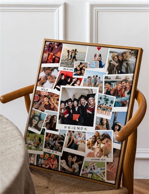 Editable Photo Bff Gift Bestie Custom Photo Collage Friendship Day