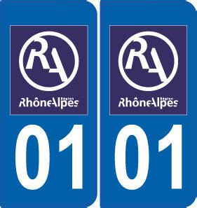 Sticker Style Auto Plaque Bleu D Partement Ra Safirmes