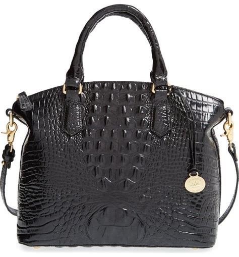 Main Image Brahmin Medium Duxbury Croc Embossed Leather Satchel