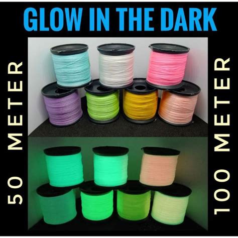 Jual Benang Fosfor Glow In The Dark GID 100 Meter Shopee Indonesia