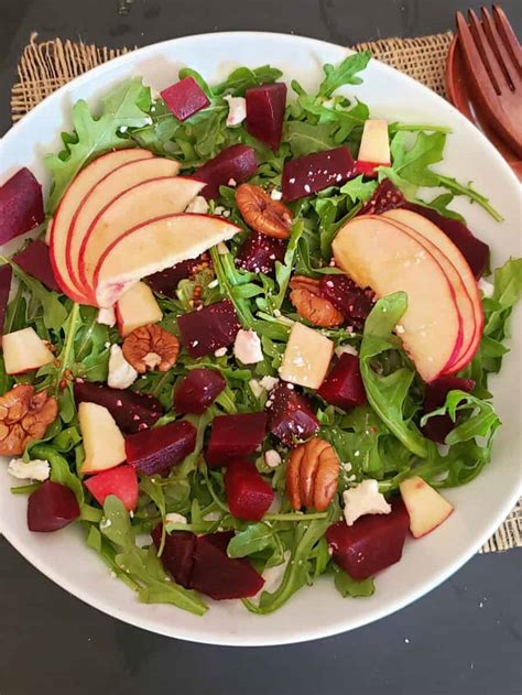 Arugula Beet Salad With Balsamic Vinaigrette Profusion Curry