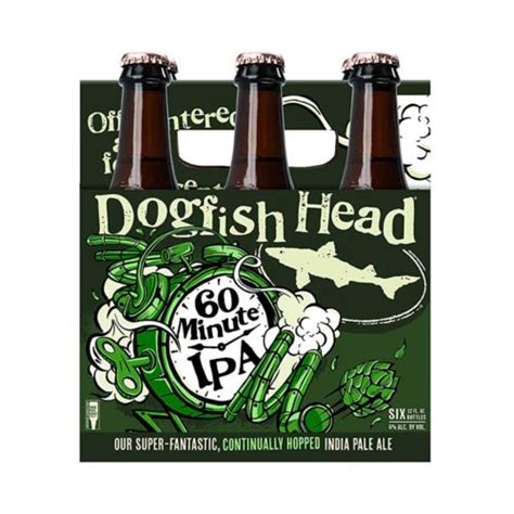 Dogfish Head 60 Minute Ipa 6 Pack 12 Oz Bottled Norfolk Wine