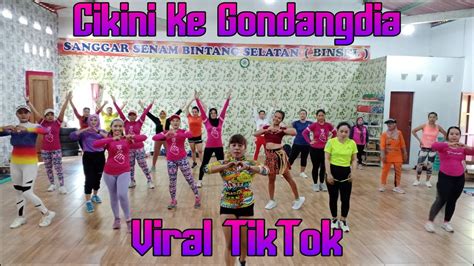 Senam Kreasi Viral TikTok CIKINI KE GONDANGDIA Choreo Watik