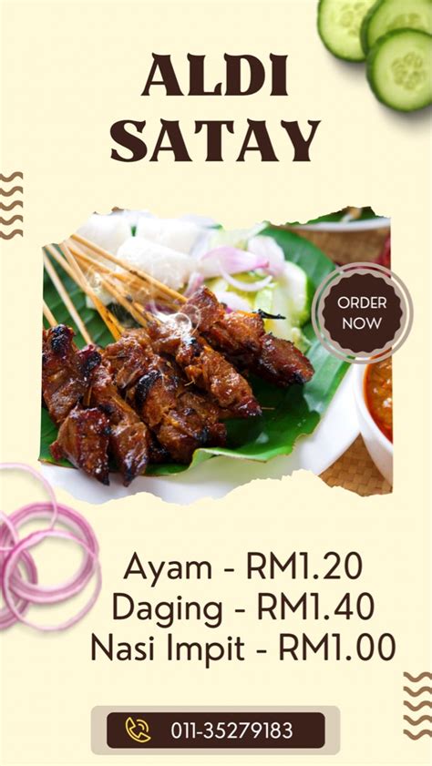 Sate Ayam Daging Aldi Food And Drinks Packaged And Instant Food On Carousell