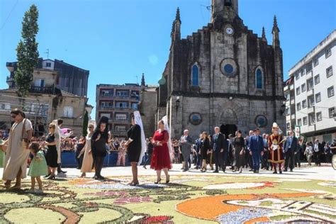 Ponteareas Celebra Con 29 Alfombras De Flores O Seu Primeiro Corpus