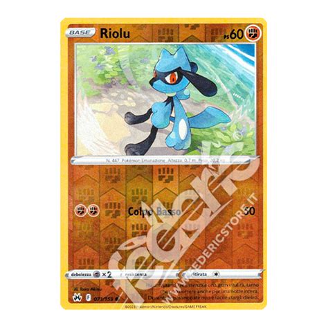 071 159 Riolu Comune Reverse IT MINT Federicstore