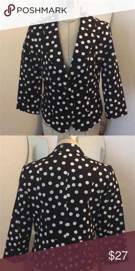 Polka Dot Blazer Polka Dot Blazer Forever 21 Jacket Blazer