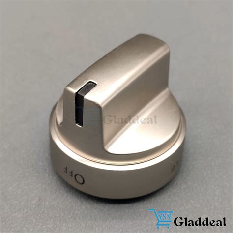 New Stainless Steel Control Knob For Ge Gas Range Stove Wb X Us