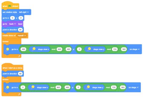 Change Stage View By X Y Pictoblox Block Physics Engine