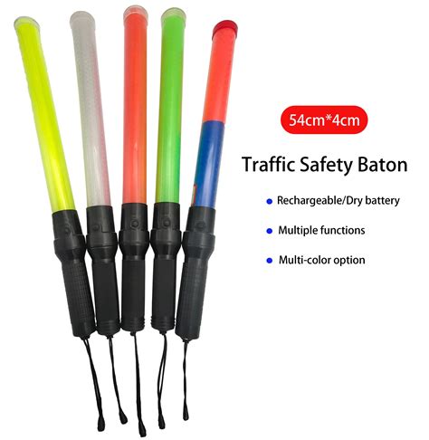 Cm Rechargeable Led Traffic Baton Flash Light Traffic Safety Baton