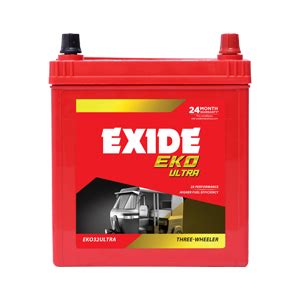 EXIDE EKO Battery For Three Wheeler