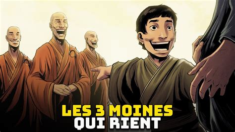 Les Trois Moines Rieurs Fables Chinoises Youtube