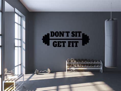 Wall Décor Wall Decals And Murals Fitness Wall Decal Workout Wall Decal