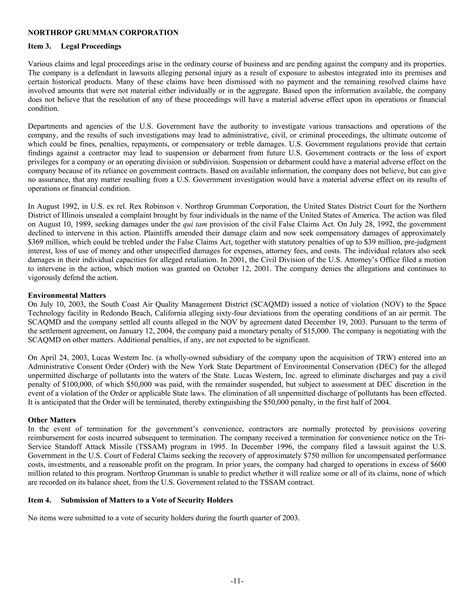 This report clarifies the global reach of the northrop grumman company 14