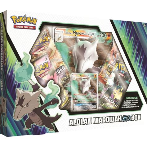 Pokemon Sun And Moon 10 Alolan Marowak Gx Box 4 Pokemon Trading Card