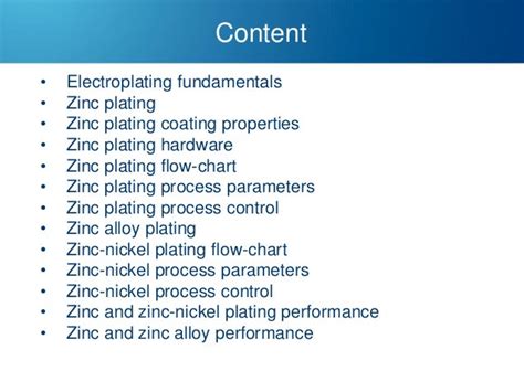 Zinc and zinc alloy plating