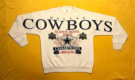 Vintage Dallas Cowboys Super Bowl XXVII Sweatshirt | Etsy