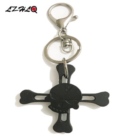 Lzhlq Gothic Skeleton Key Chain For Men 2017 Fashion Brand Jewelry