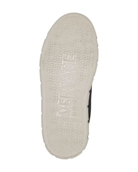 Versace Barroco Greca Jacquard Low Top Sneaker In White Lyst