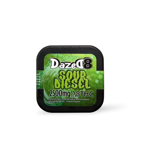 Dazed8 Sour Diesel Delta 8 Thc Dab — 2 5 Grams Leafly