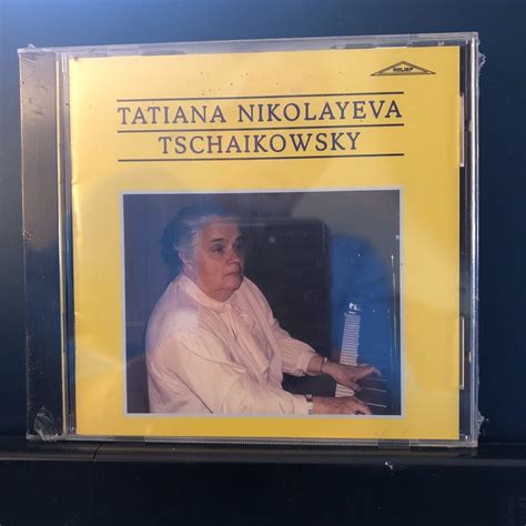 Tchaikovsky Piano Works Tatiana Nikolayeva Relief Cd New Sealed