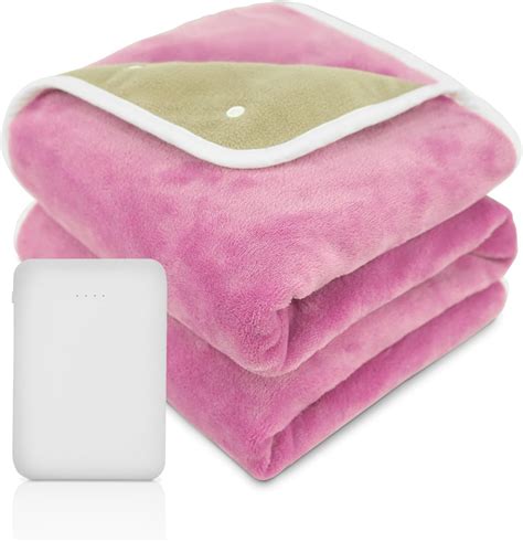 Amazon USB Heated Blanket Throw Battery Operated 30 X40 Portable