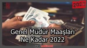 Genel Müdür Maaşları Ne Kadar 2022 2023 Fiyatı Nedir