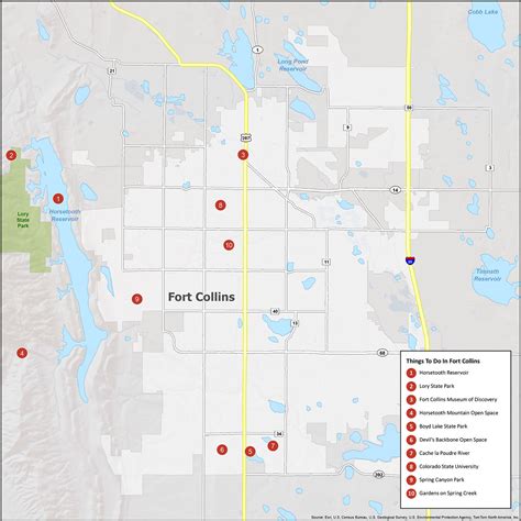 1992 Map Of Fort Collins Co