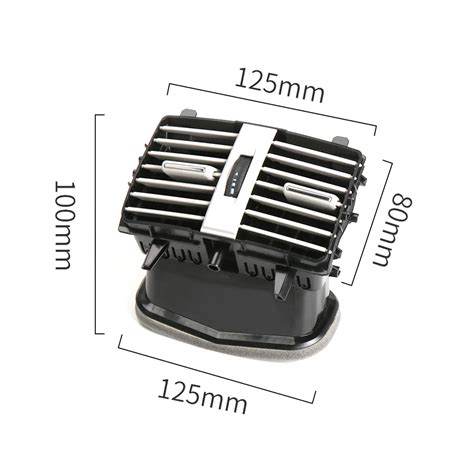 Black Rear Air Conditioner Ac Vent Assembly Ventilation Grille For W156 W176 W246 W117 Cla Gla