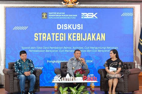 Kemenkumham Babel Gelar Diskusi Strategi Kebijakan Apa Saja Yang Dibahas