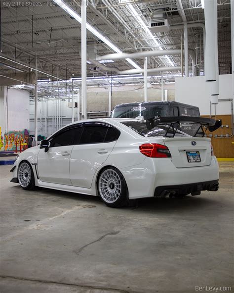 White Va Subaru Wrx On Rotiform Wheels Benlevy