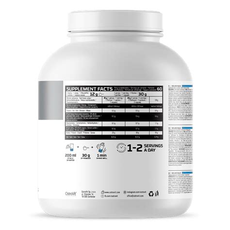 Ostrovit 100 Whey Isolate 1800 G Body Nutrition