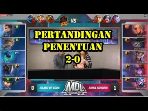 Penentuan Iog Vs Siren Esports Setelah Victim Kalah Melawan Xcn King