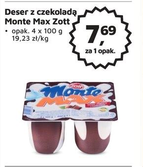 Archiwum Batonik Mleczny Monte Snack Zott Intermarche