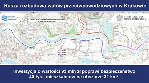 Rusza modernizacja wałów przeciwpowodziowych w Krakowie