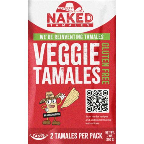 Naked Tamales Veggie 2 Pack Machine Cuisine Vending