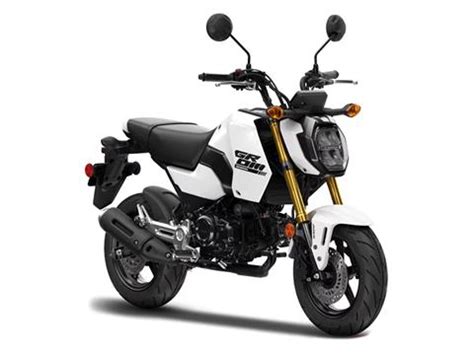 New 2025 Honda Grom ABS Pearl White Motorcycles In San Jose CA