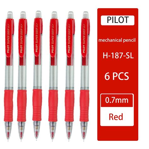 6 Stks Partij Vulpotlood 0 7 Mm Japan Pilot H 187 Grandado