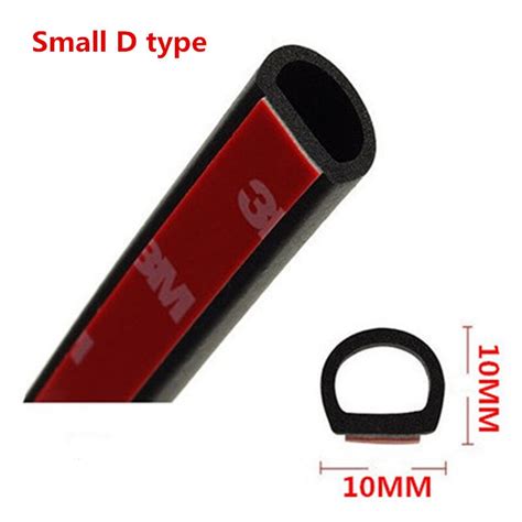 Car Door Seal Strip Rubber 4m Big D Type Z Type P Type Waterproof Trim